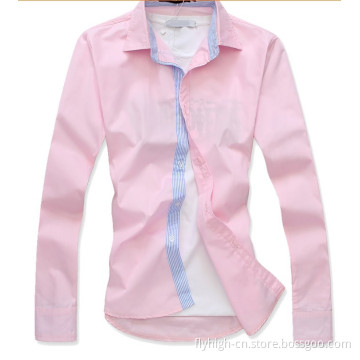 Custom Fashion Polo Neck Cotton Men Leisure Tee Shirt